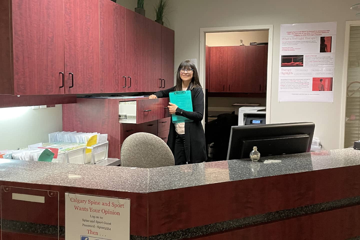 Calgary Spine & Sport - Reception Area