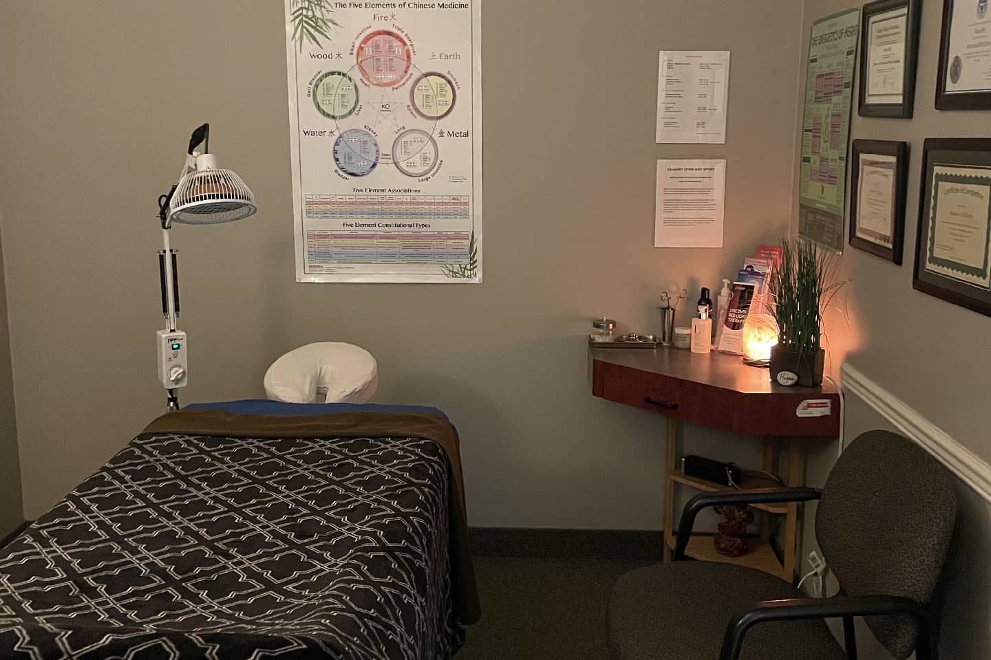 Massage Area at Calgary Spine & Sport
